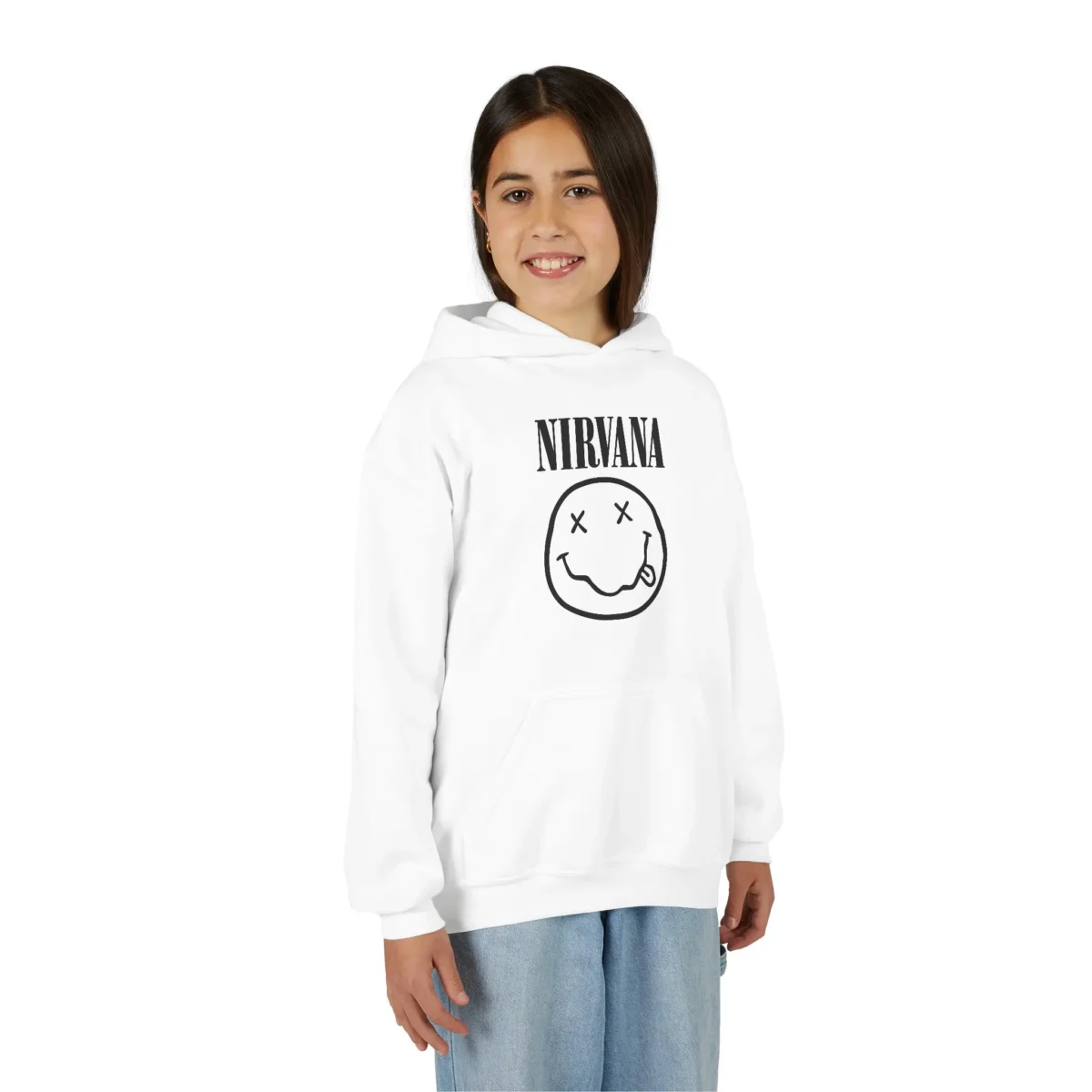 Sweatshirt com Capuz Criança Nirvana