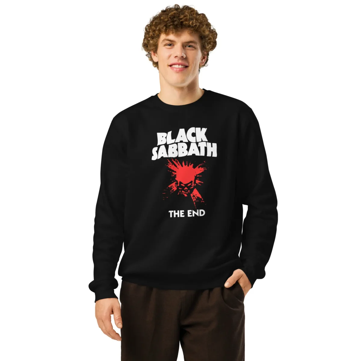 Sweatshirt Preta Black Sabbath